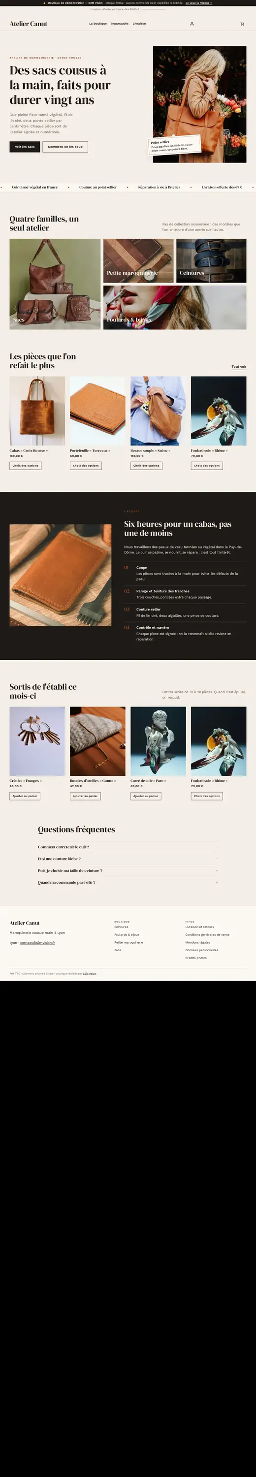 Aperçu de la boutique Atelier Canut
