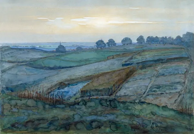 Plaine bleue