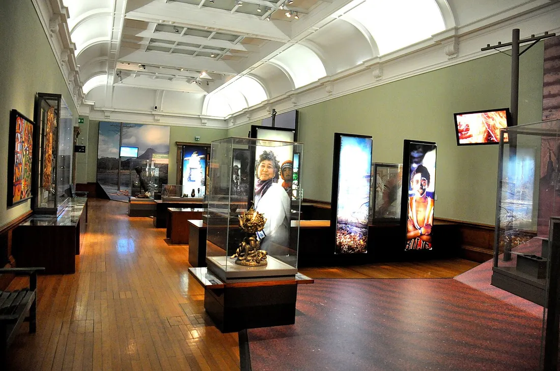 La galerie d'exposition entre deux accrochages